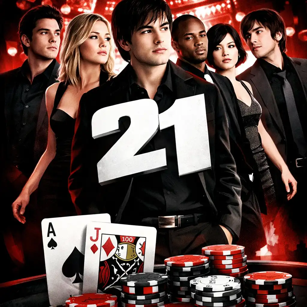 Plakat filmu 21 z 2008 roku